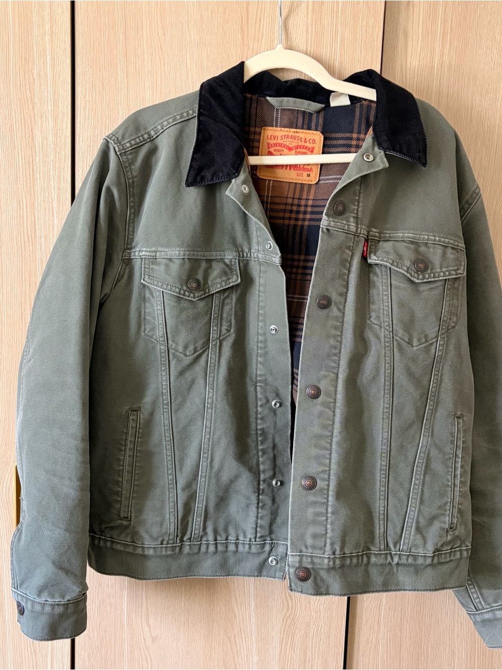 Levi’s Men’s Olive Green Jean Jacket